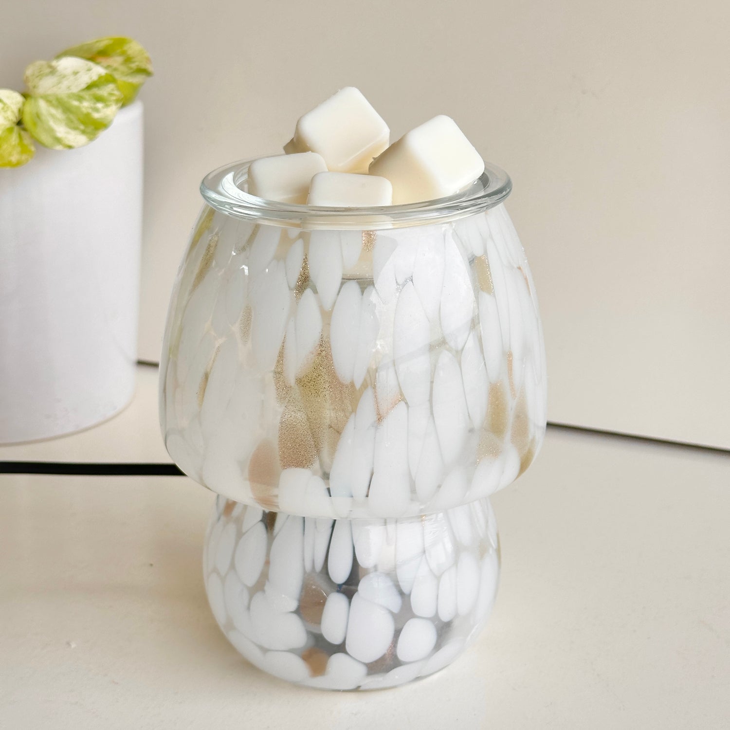 Mushroom Art Glass Melt Warmer