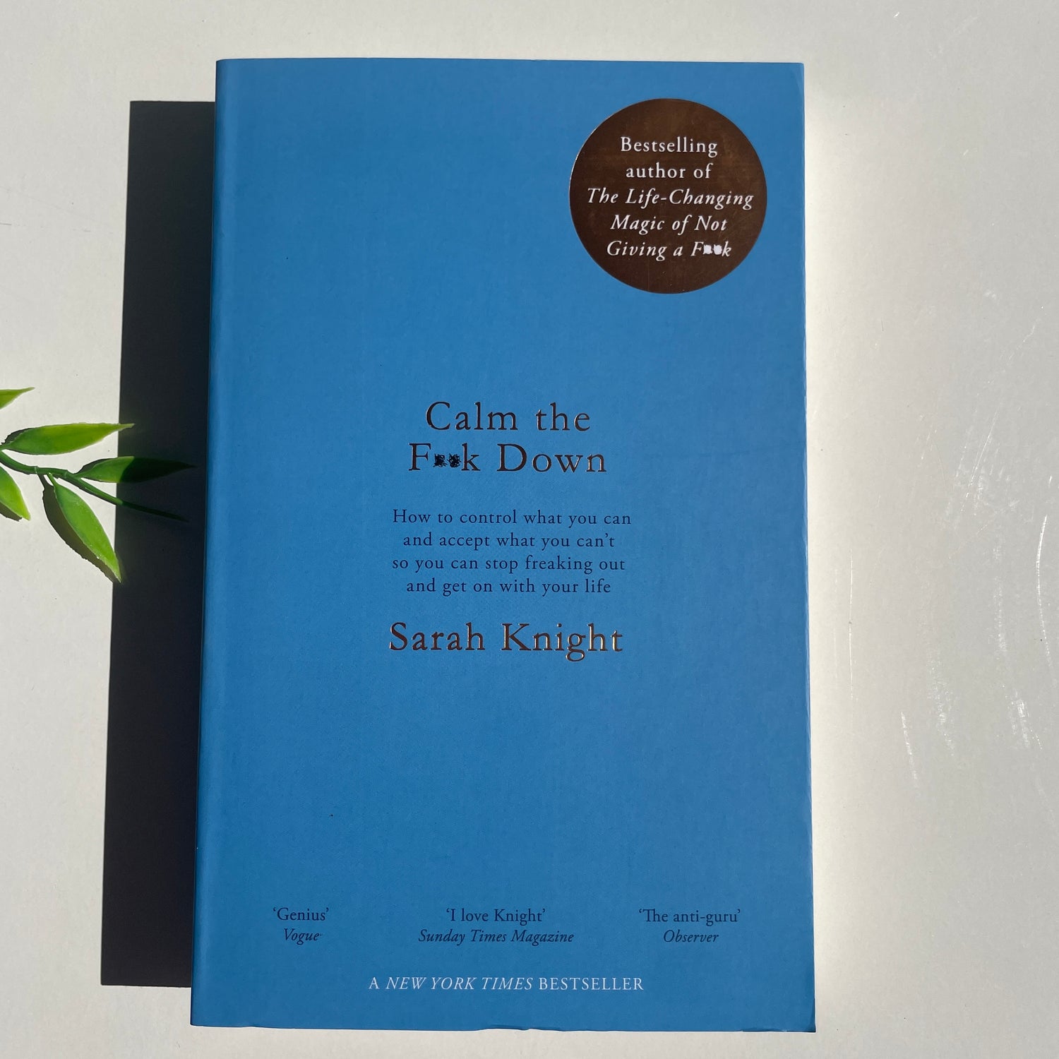 Calm The Fuck Down Sarah Knight Paperback