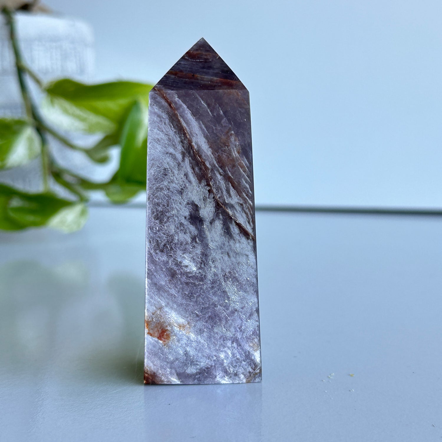Lepidolite Mica Obelisk 9.5cm