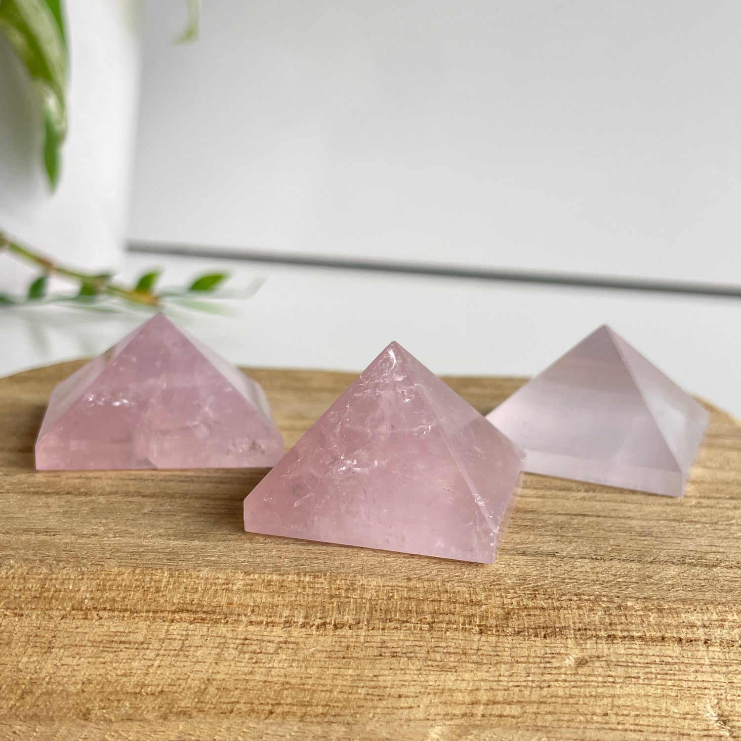 Rose Quartz Pyramid