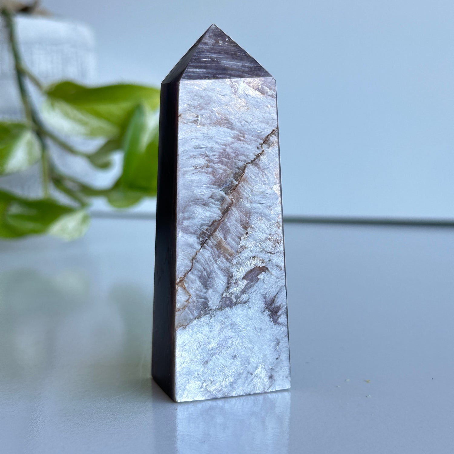Lepidolite Mica Obelisk 9.5cm