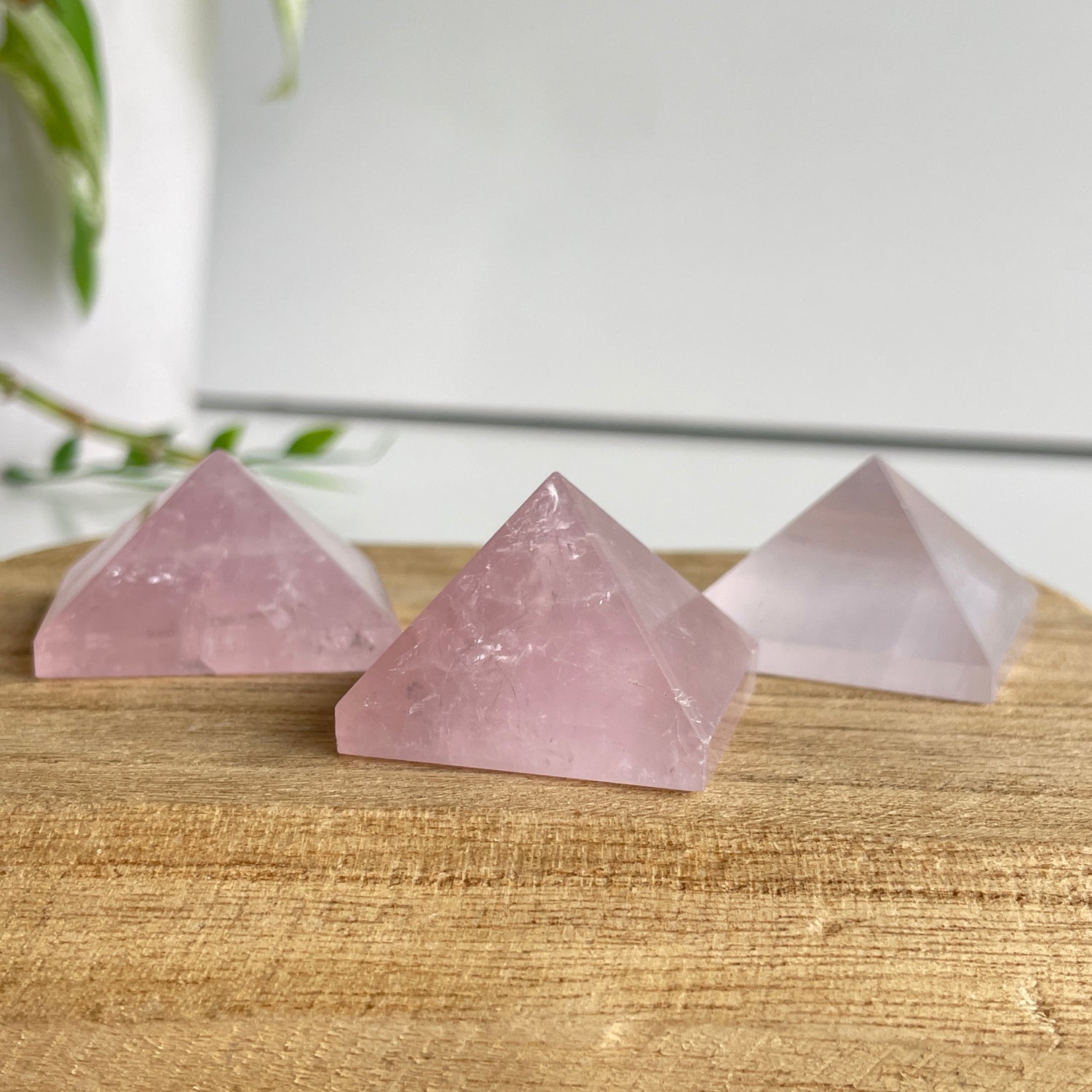 Rose Quartz Pyramid