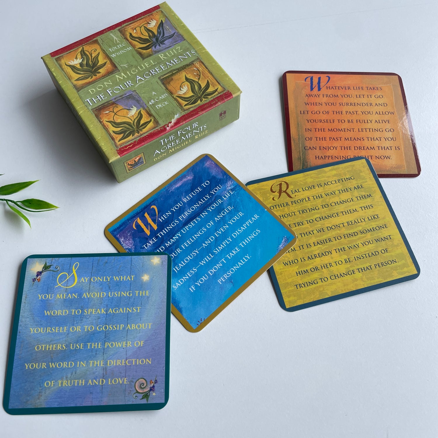 The Four Agreements Cards