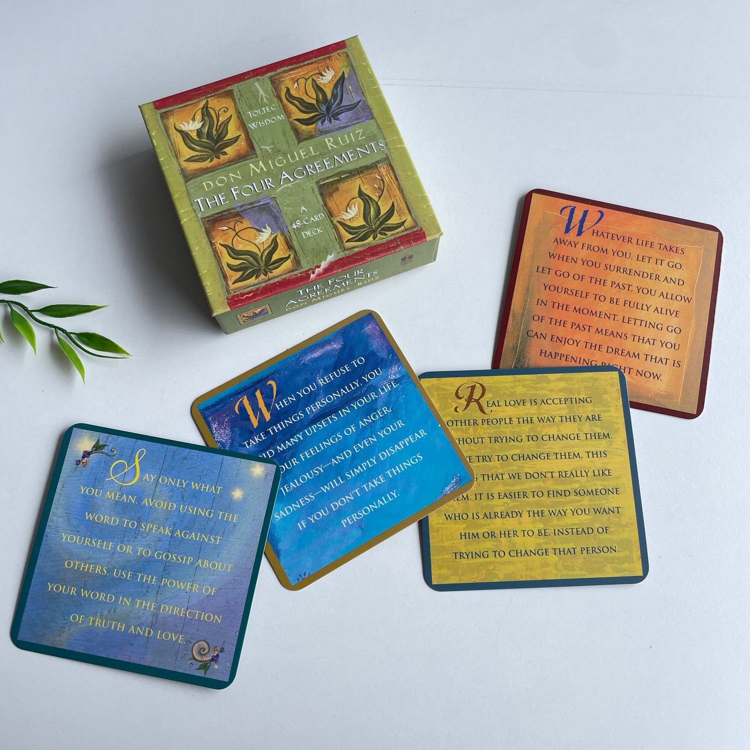 The Four Agreements Cards