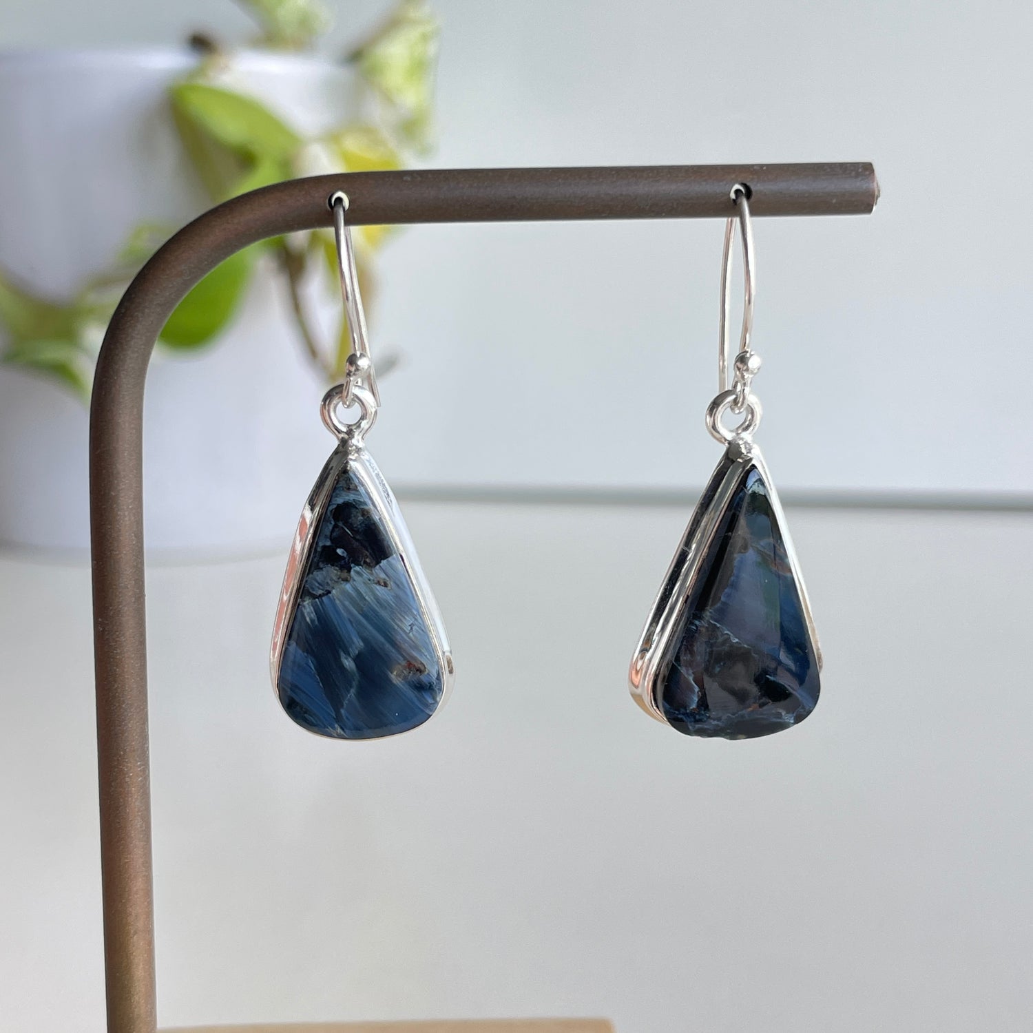 Pietersite Teardrop Earrings