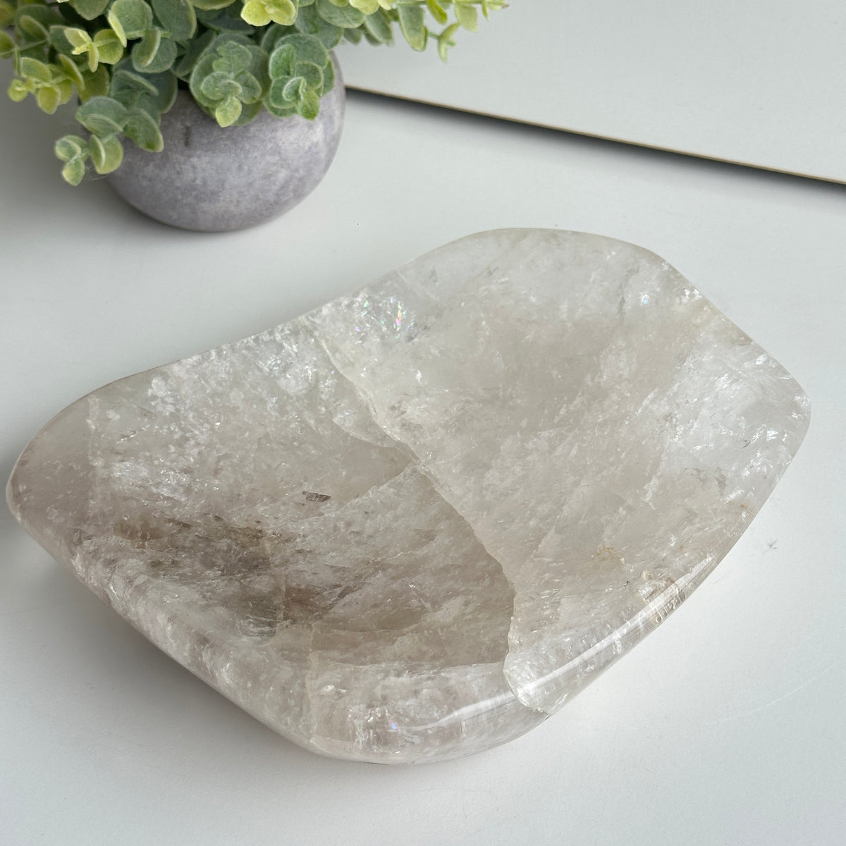 Clear Quartz Bowl 21cm