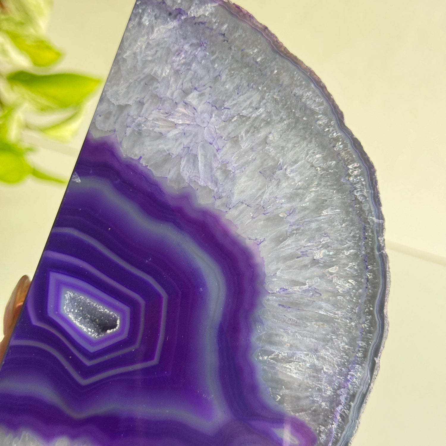 Purple Agate Bookend Pair 13
