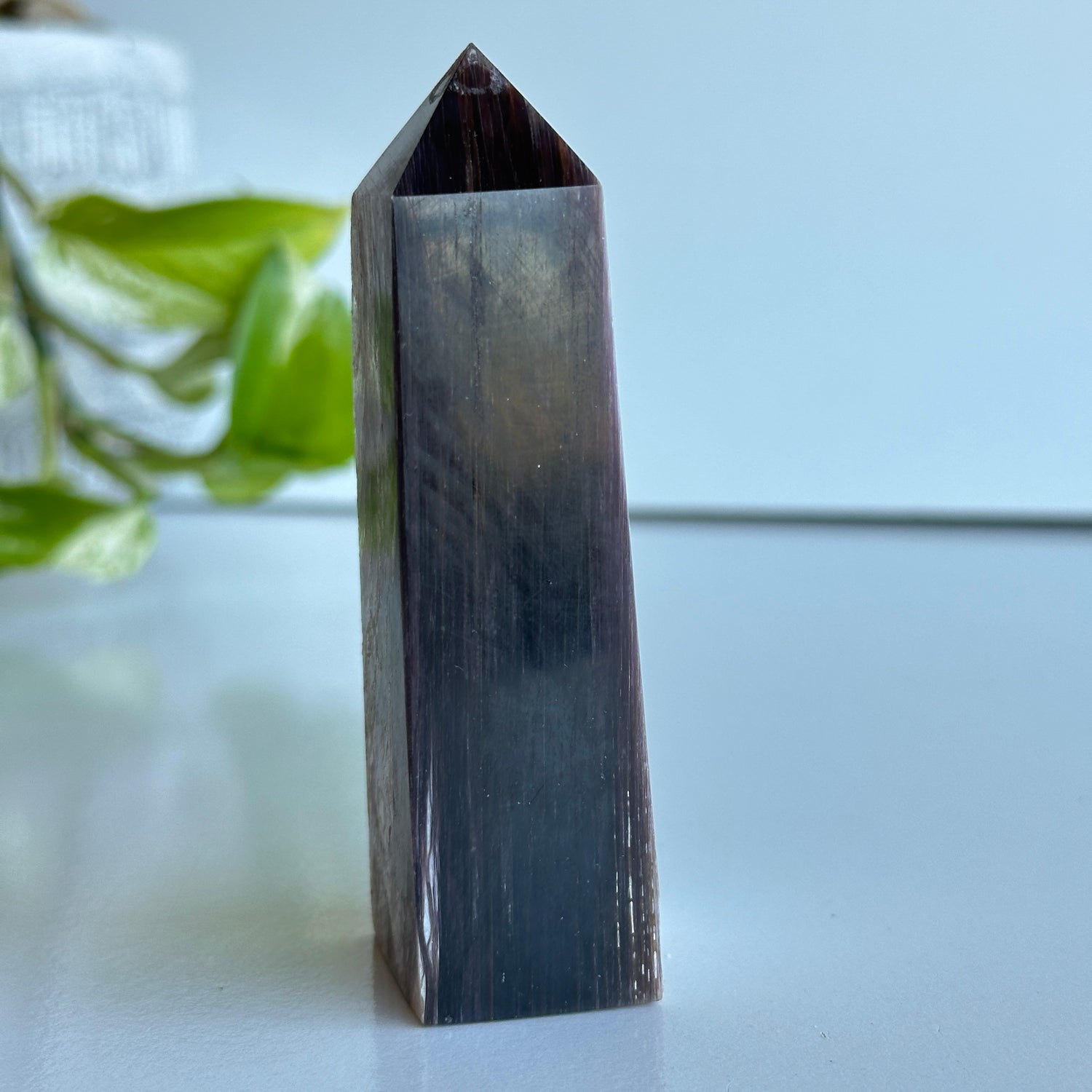 Lepidolite Mica Obelisk 10cm