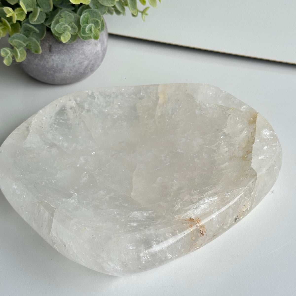 Clear Quartz Bowl 19.5cm