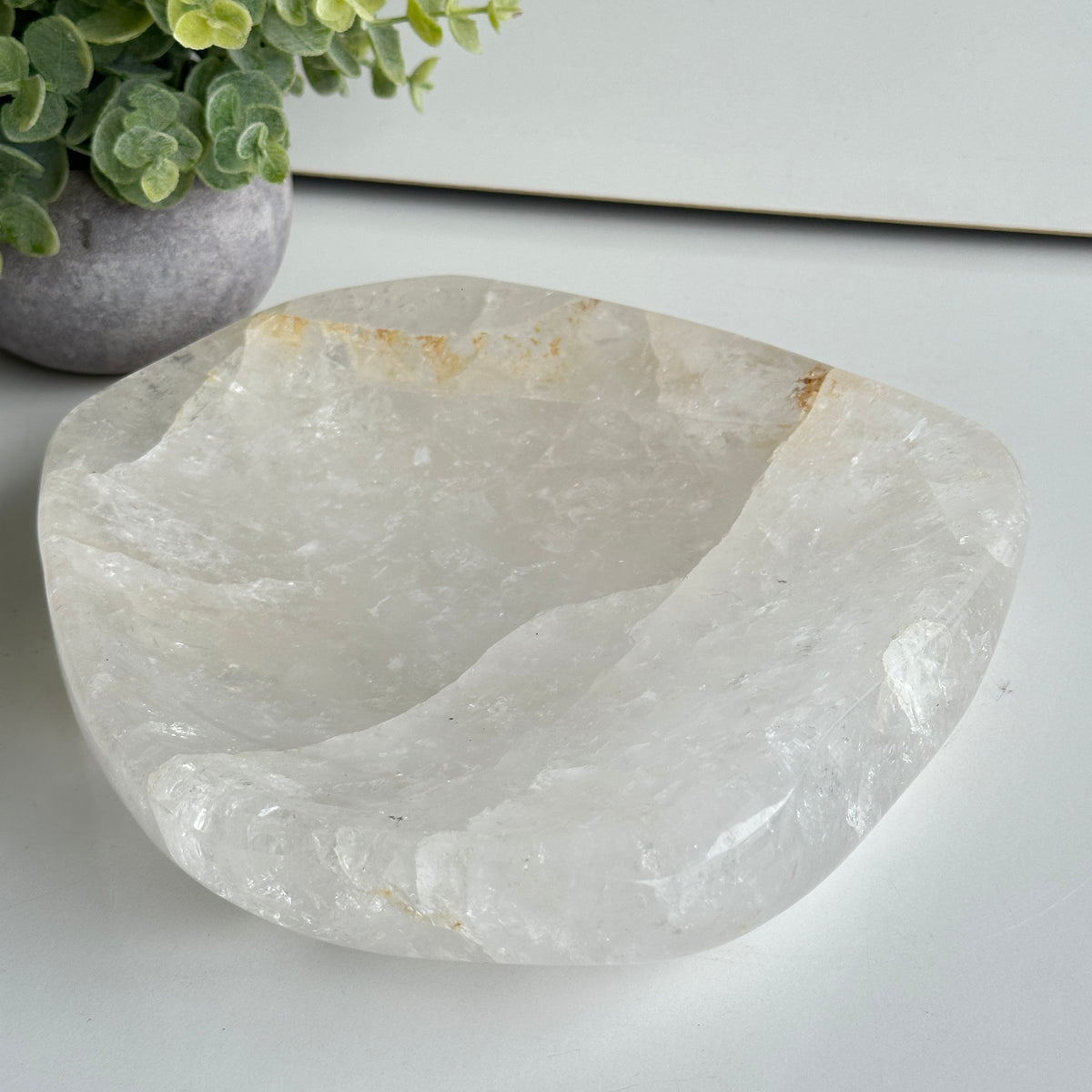 Clear Quartz Bowl 19.5cm