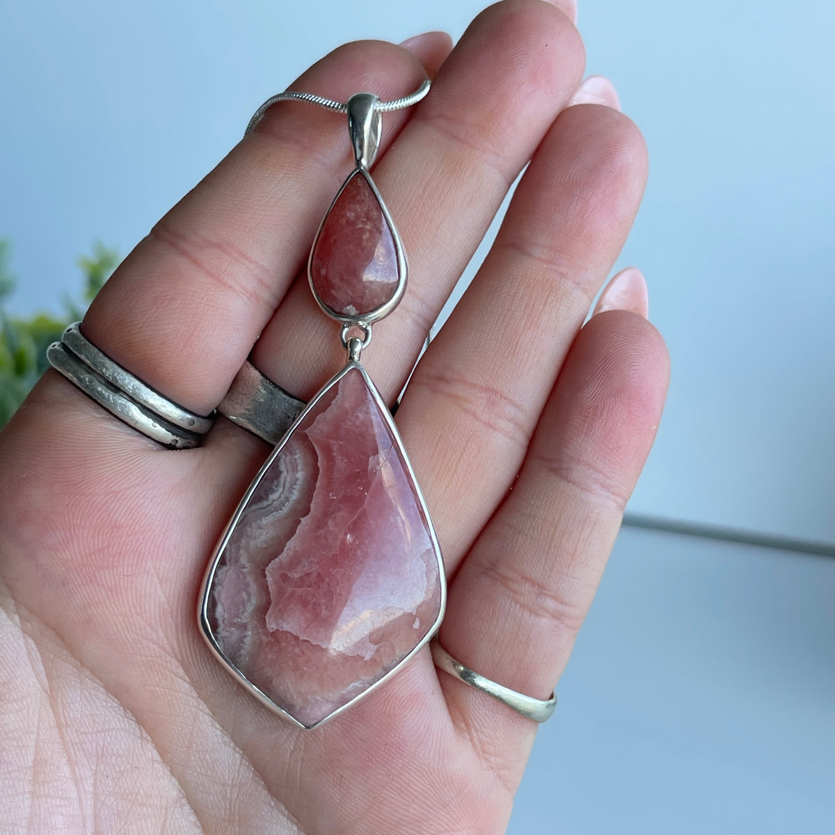 Rhodochrosite Pendant