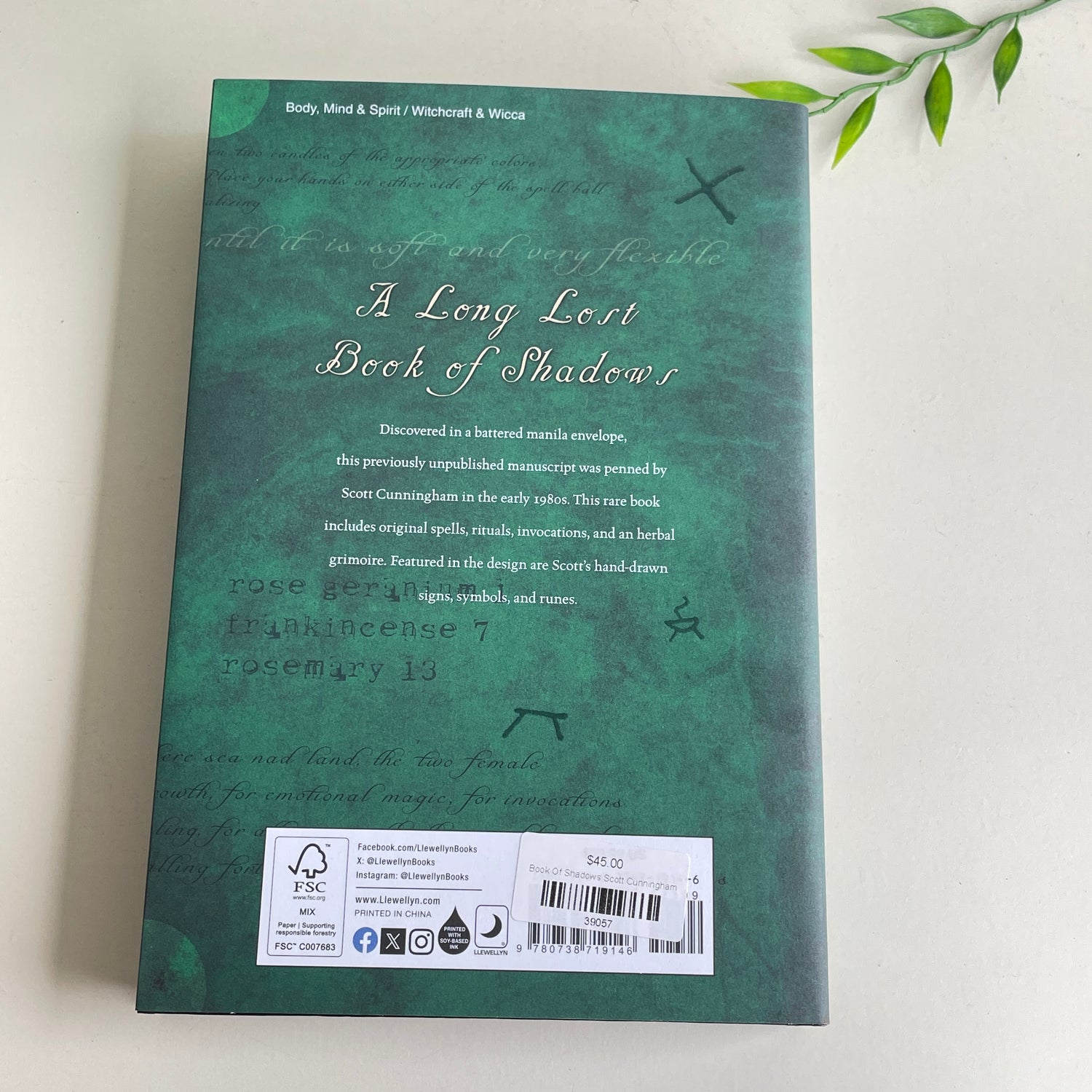Book Of Shadows Scott Cunningham