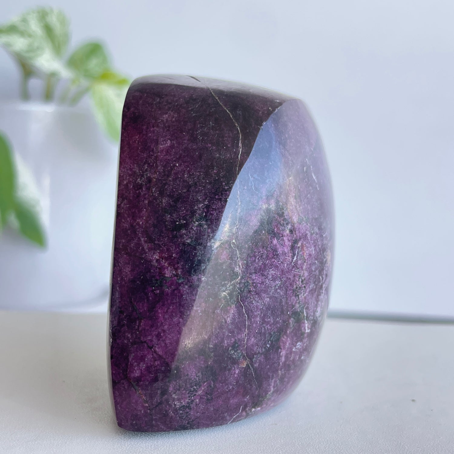 Stichtite In Serpentine ( Atlantisite ) Freeform 6.7cm