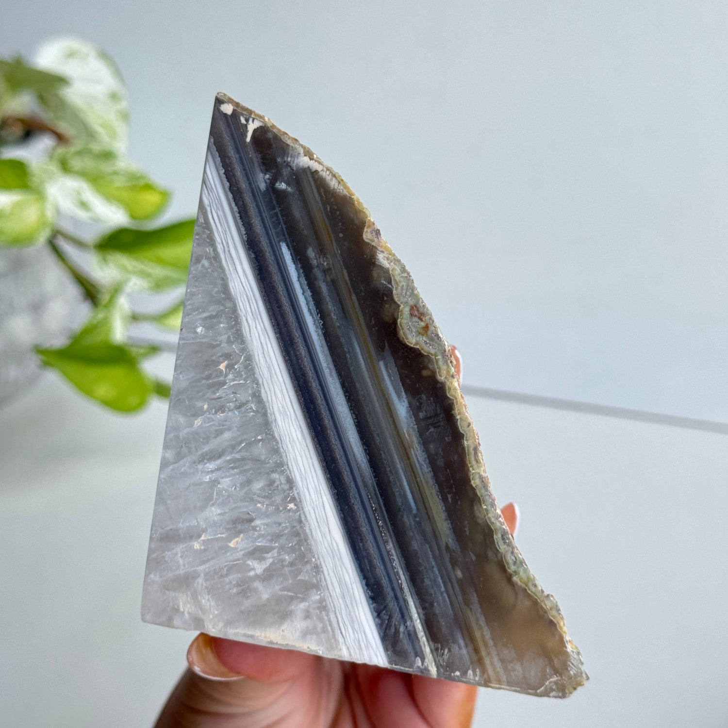 Natural Agate Bookend Pair 10