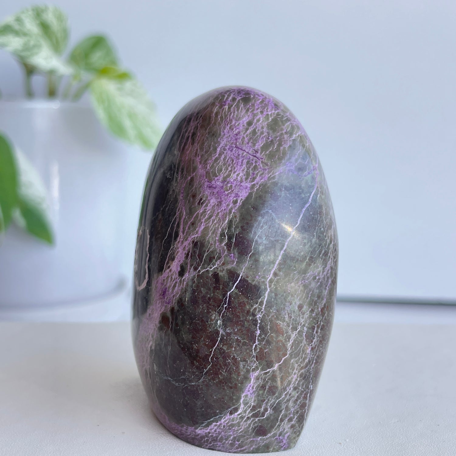 Stichtite In Serpentine ( Atlantisite ) Freeform 7.1cm