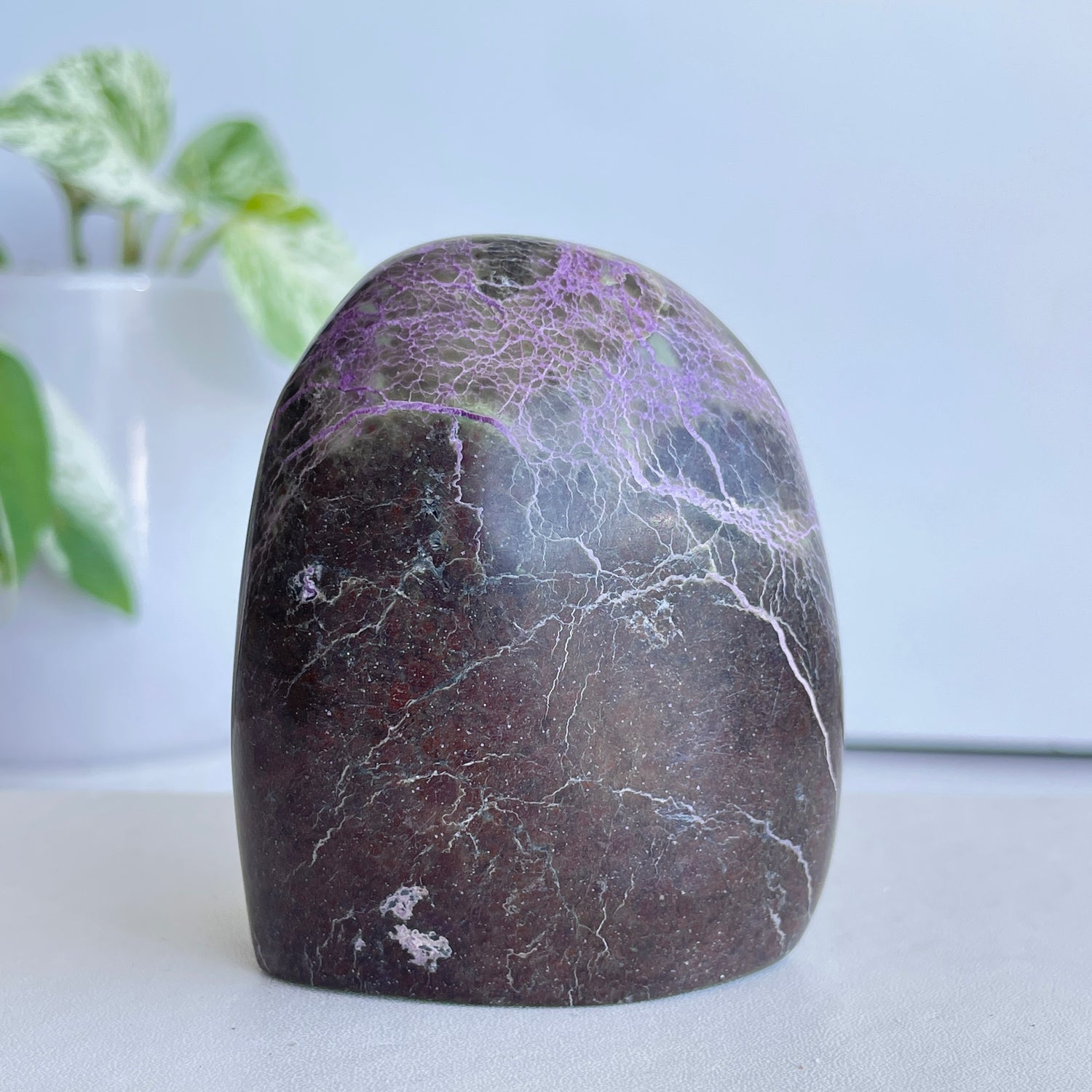 Stichtite In Serpentine ( Atlantisite ) Freeform 7.1cm