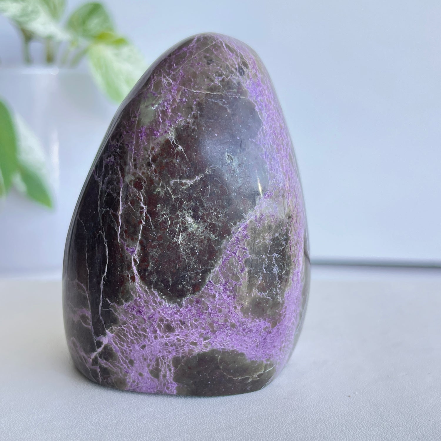 Stichtite In Serpentine ( Atlantisite ) Freeform 7cm