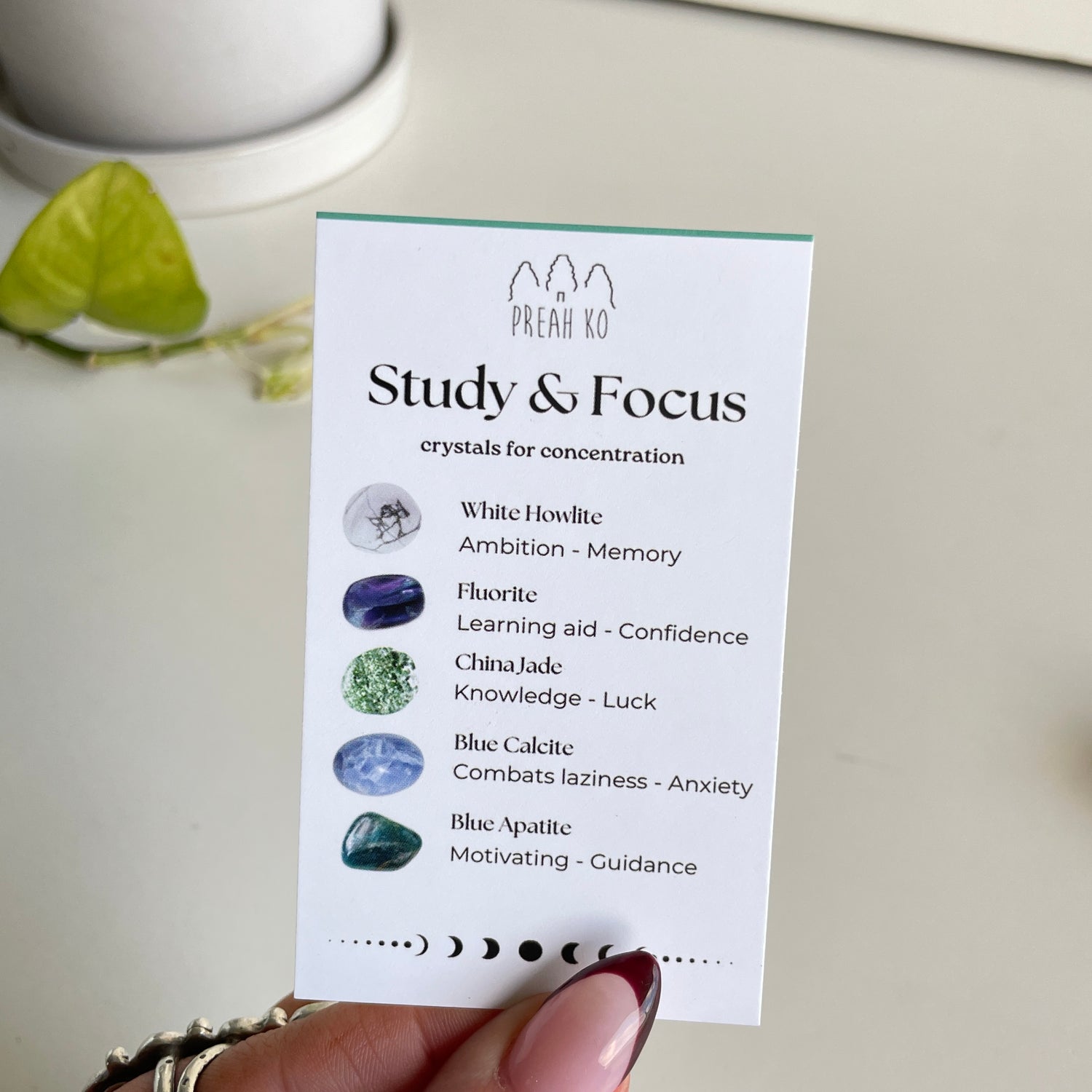 Study And Focus Crystal Pack