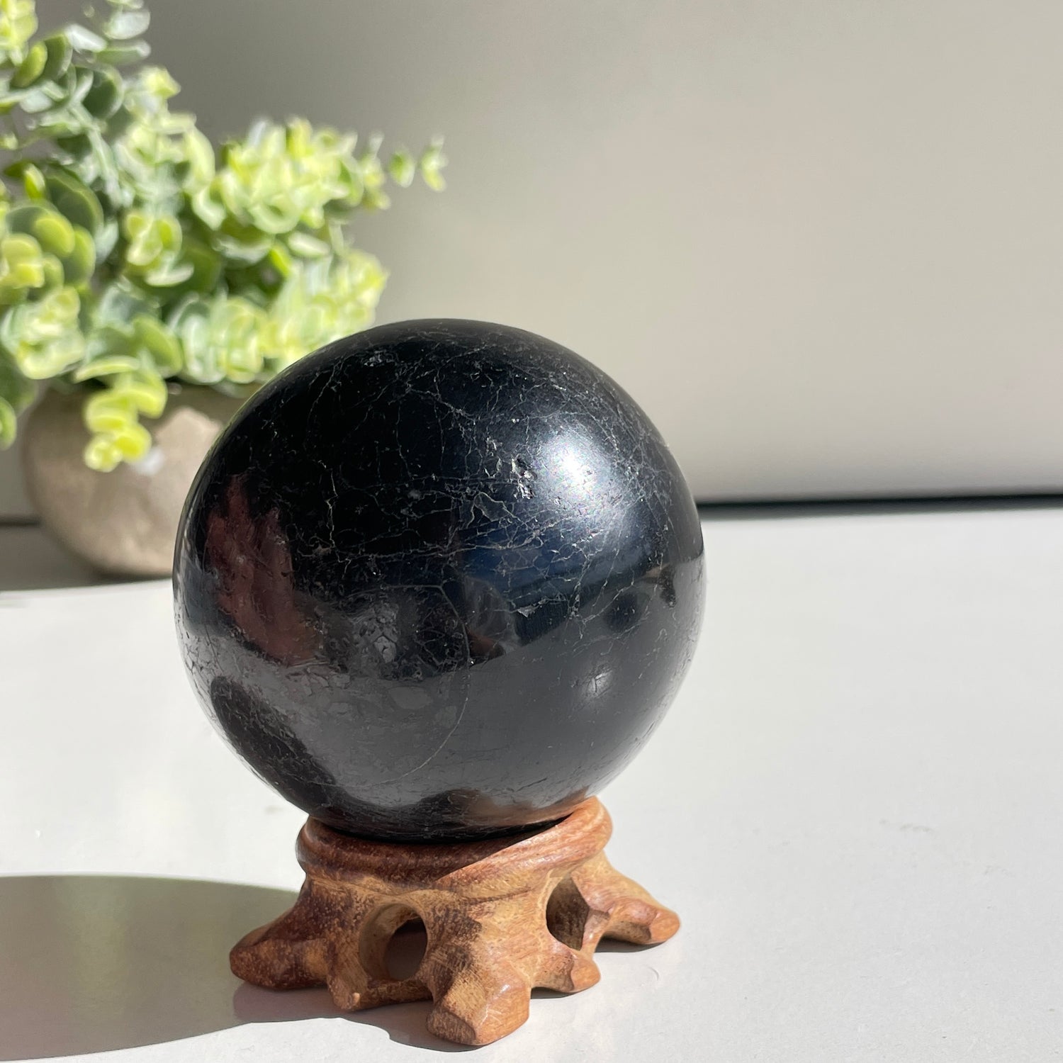 Black Tourmaline Sphere 7.2cm