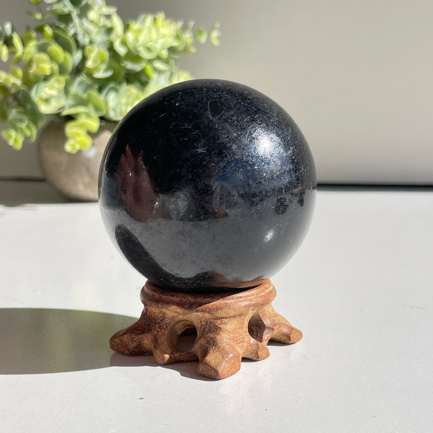 Black Tourmaline Sphere 6.9cm