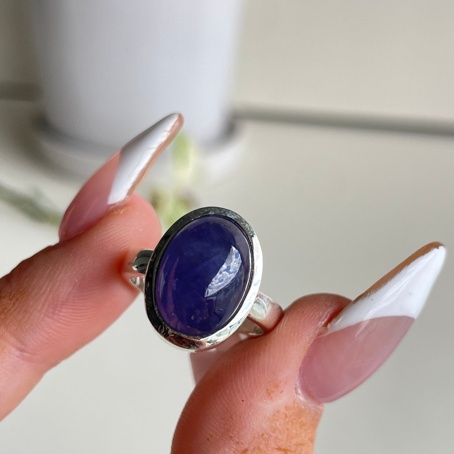 Tanzanite Oval Ring Sz7