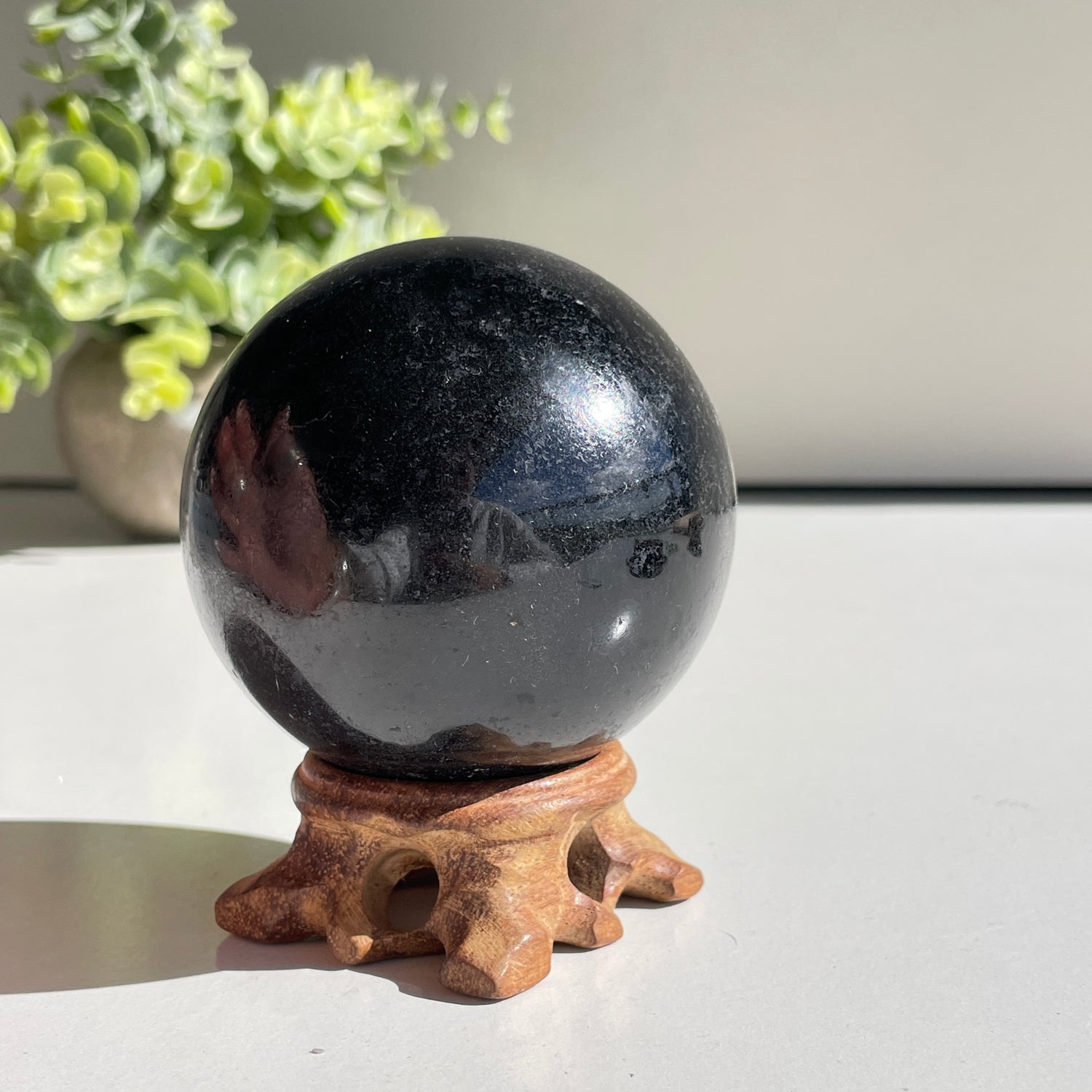 Black Tourmaline Sphere 6.9cm