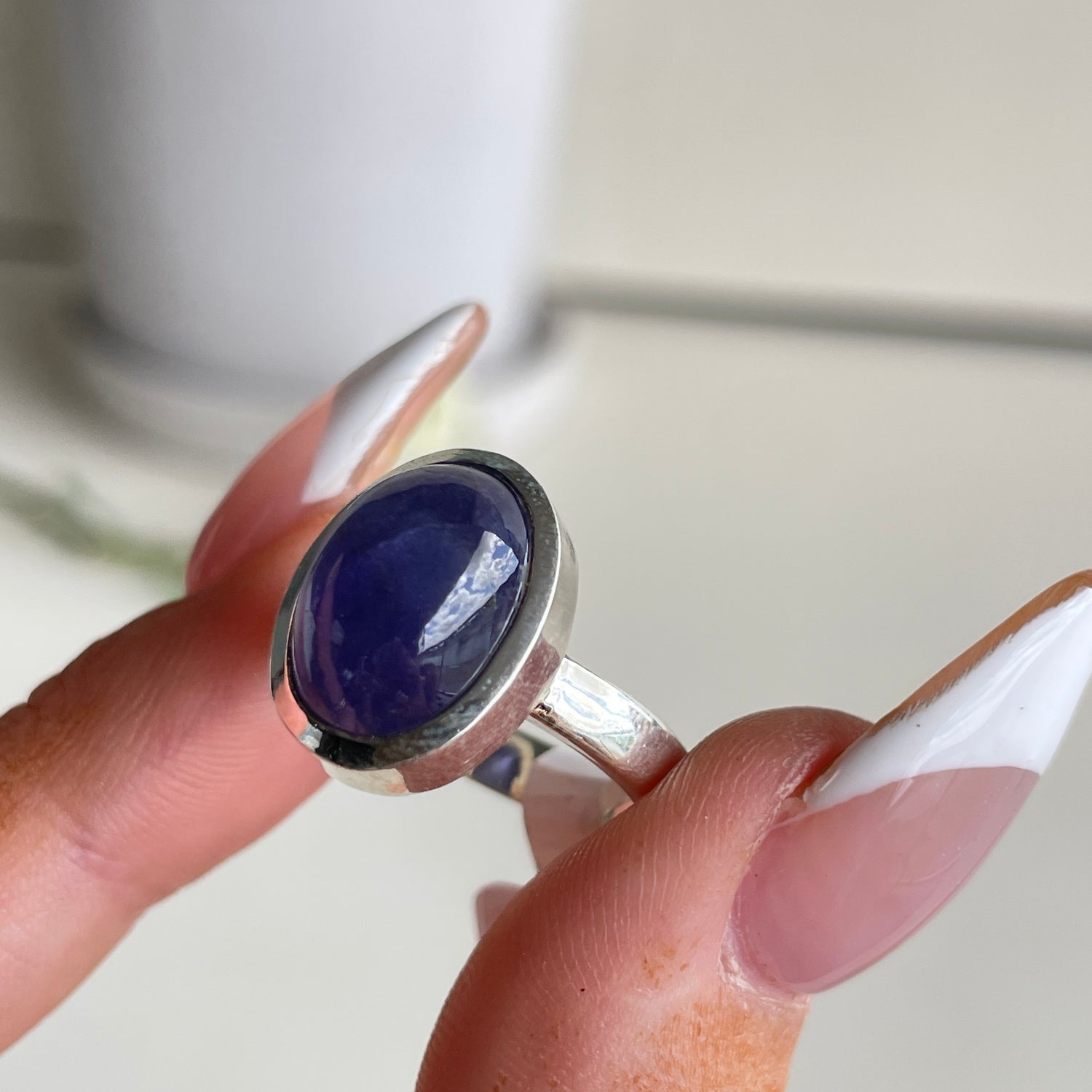 Tanzanite Oval Ring Sz7