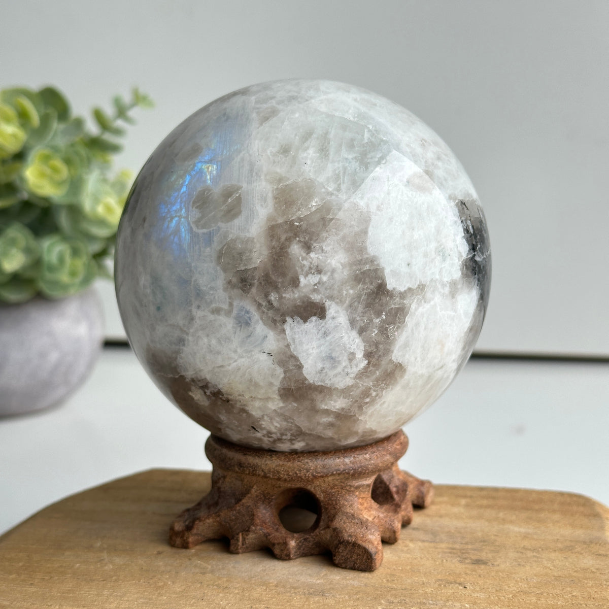 Moonstone Sphere 9.4cm
