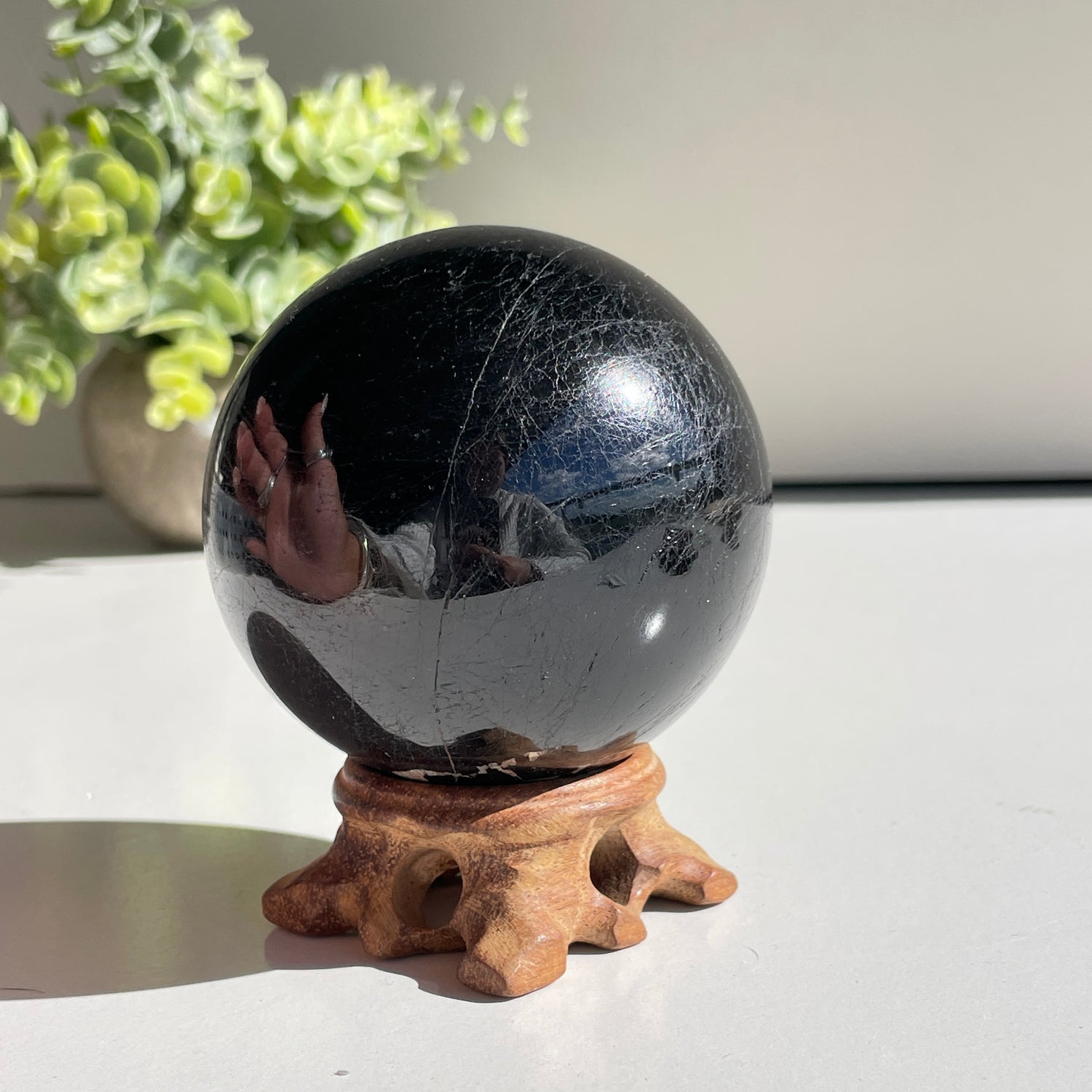 Black Tourmaline Sphere 7.2cm