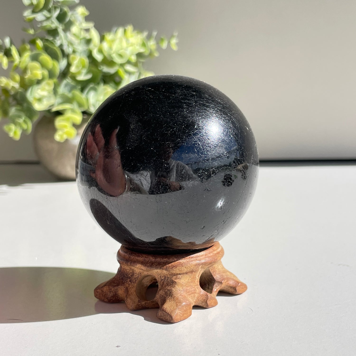 Black Tourmaline Sphere 7.2cm