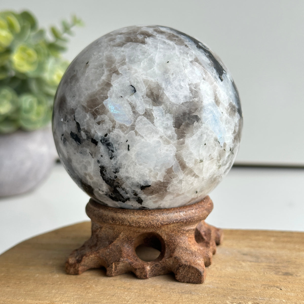 Moonstone Sphere 7.7cm