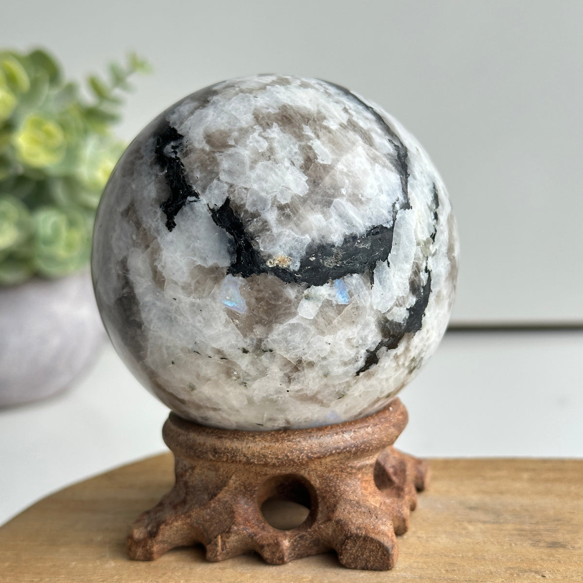Moonstone Sphere 7.7cm