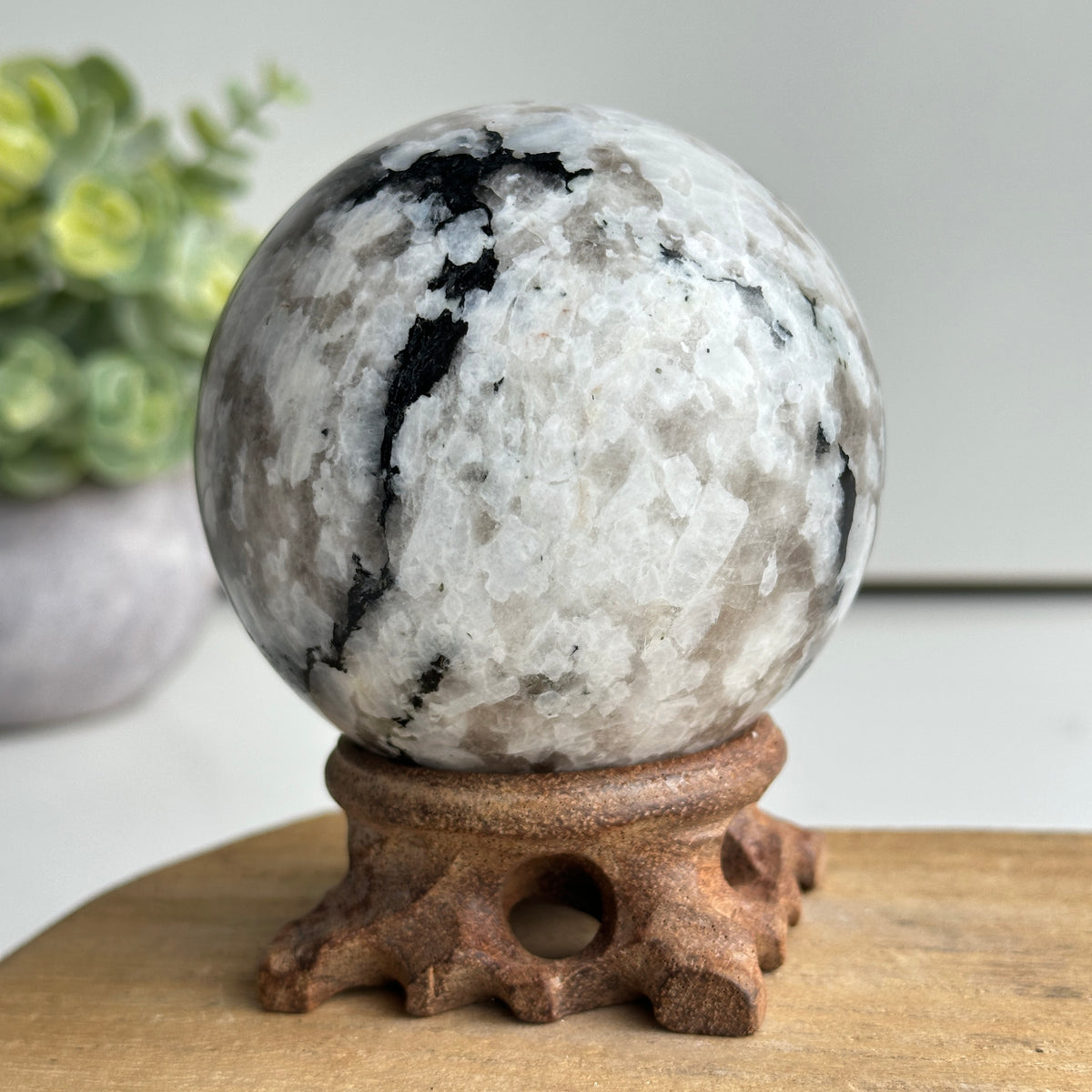 Moonstone Sphere 7.7cm