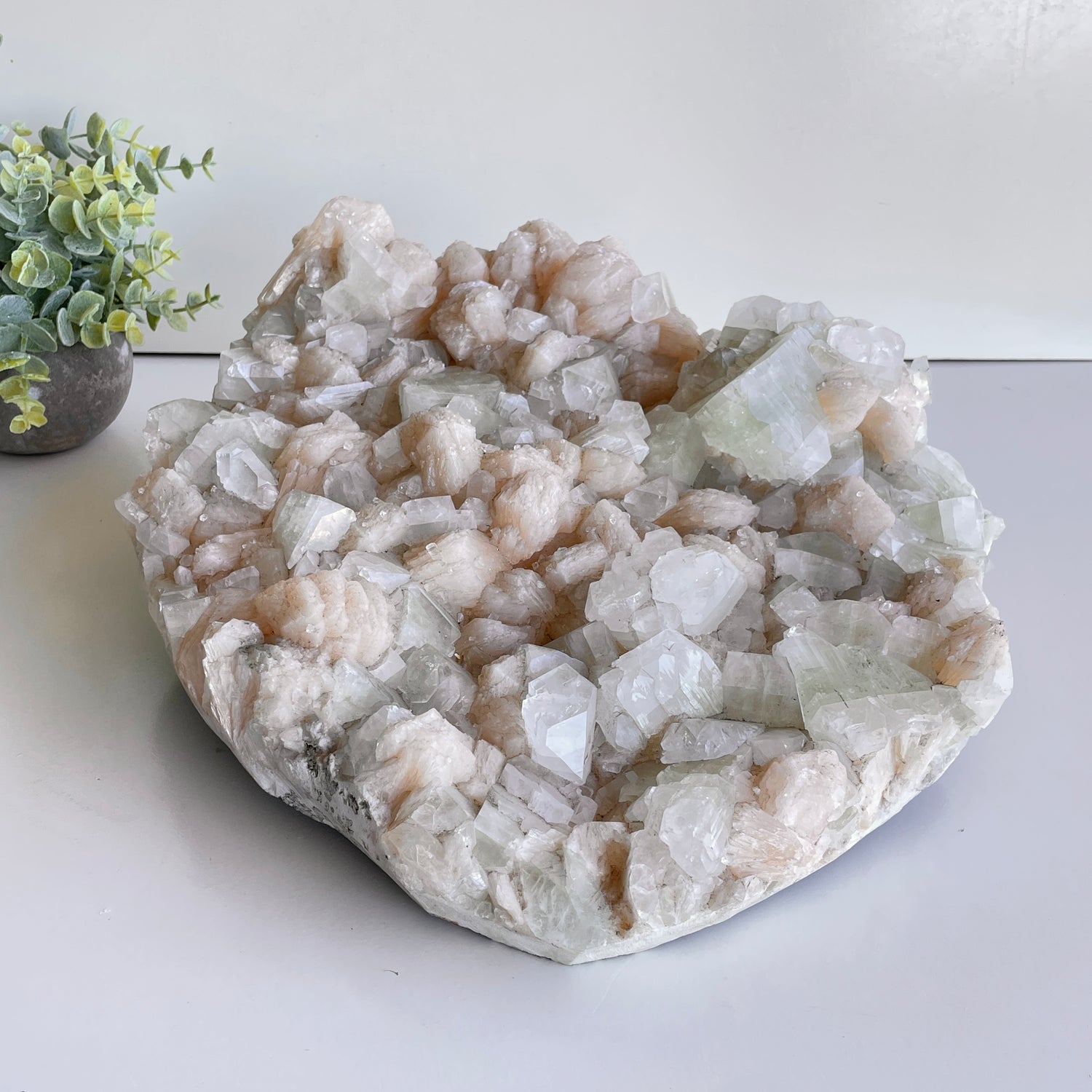 Apophyllite With Stilbite Cluster 9.030kg