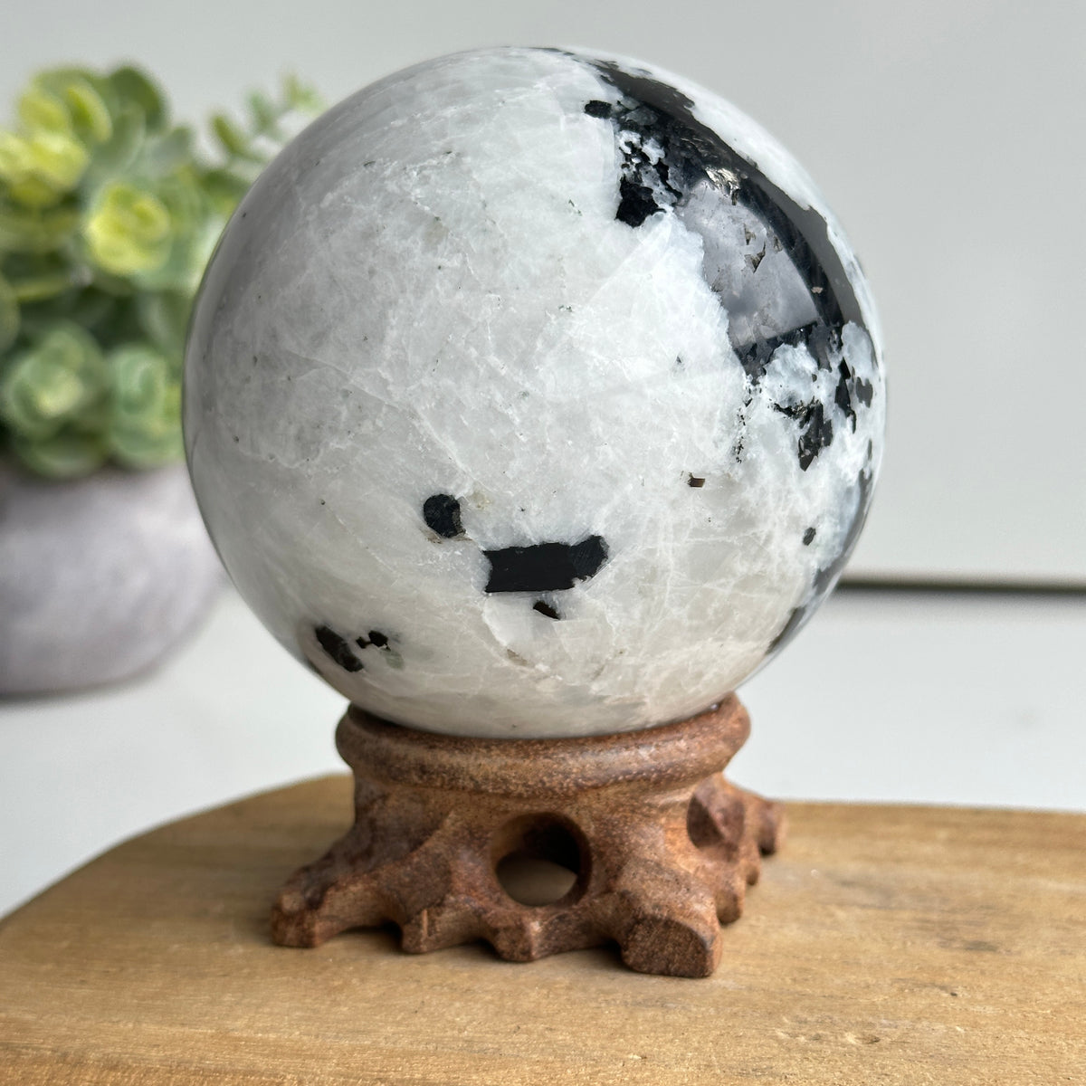 Moonstone Sphere 8.7cm