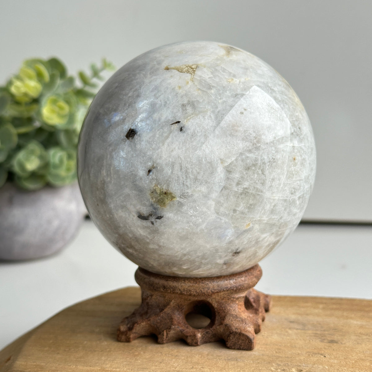 Moonstone Sphere 9.5cm
