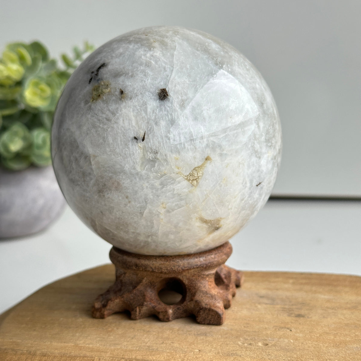 Moonstone Sphere 9.5cm