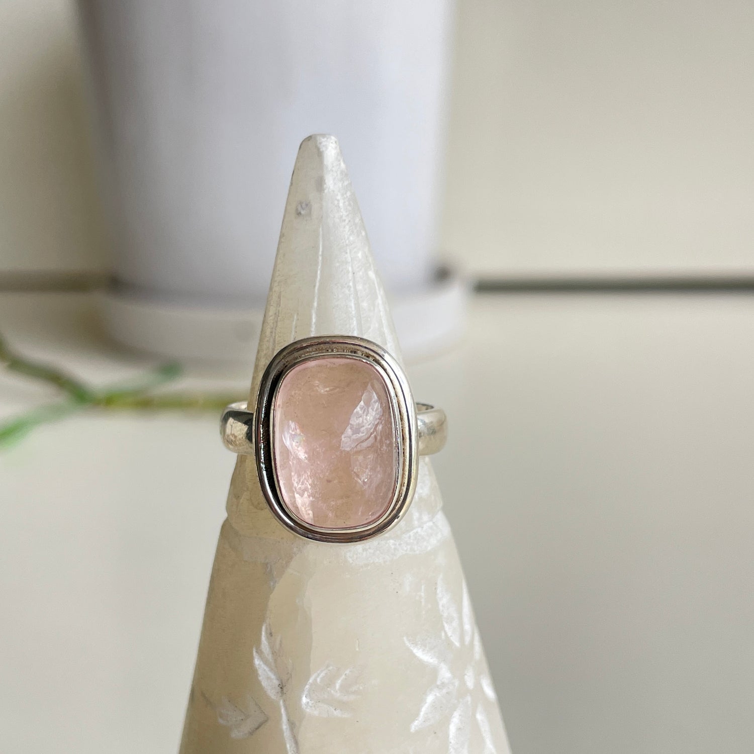 Morganite Ring Sz8