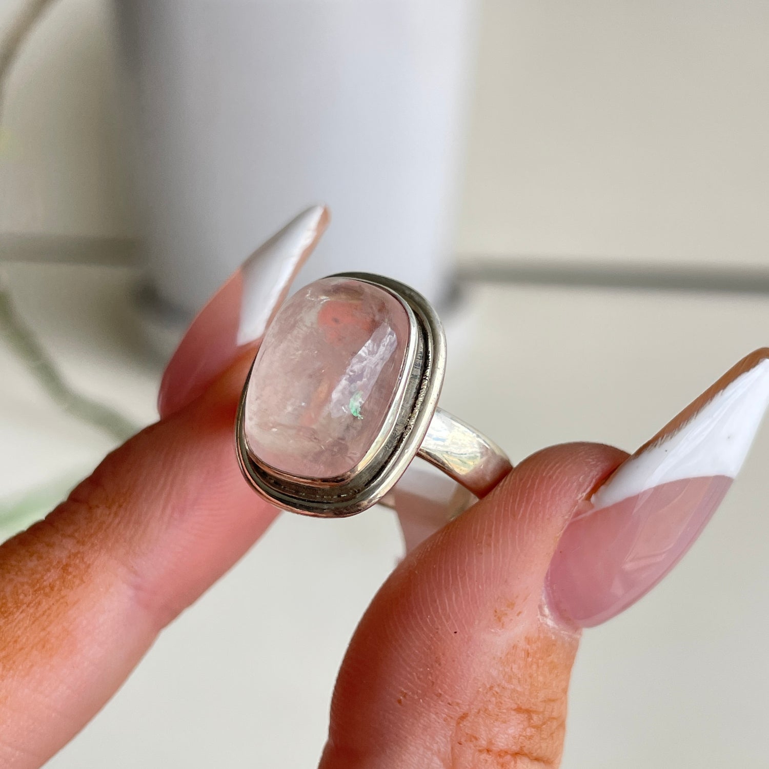 Morganite Ring Sz8