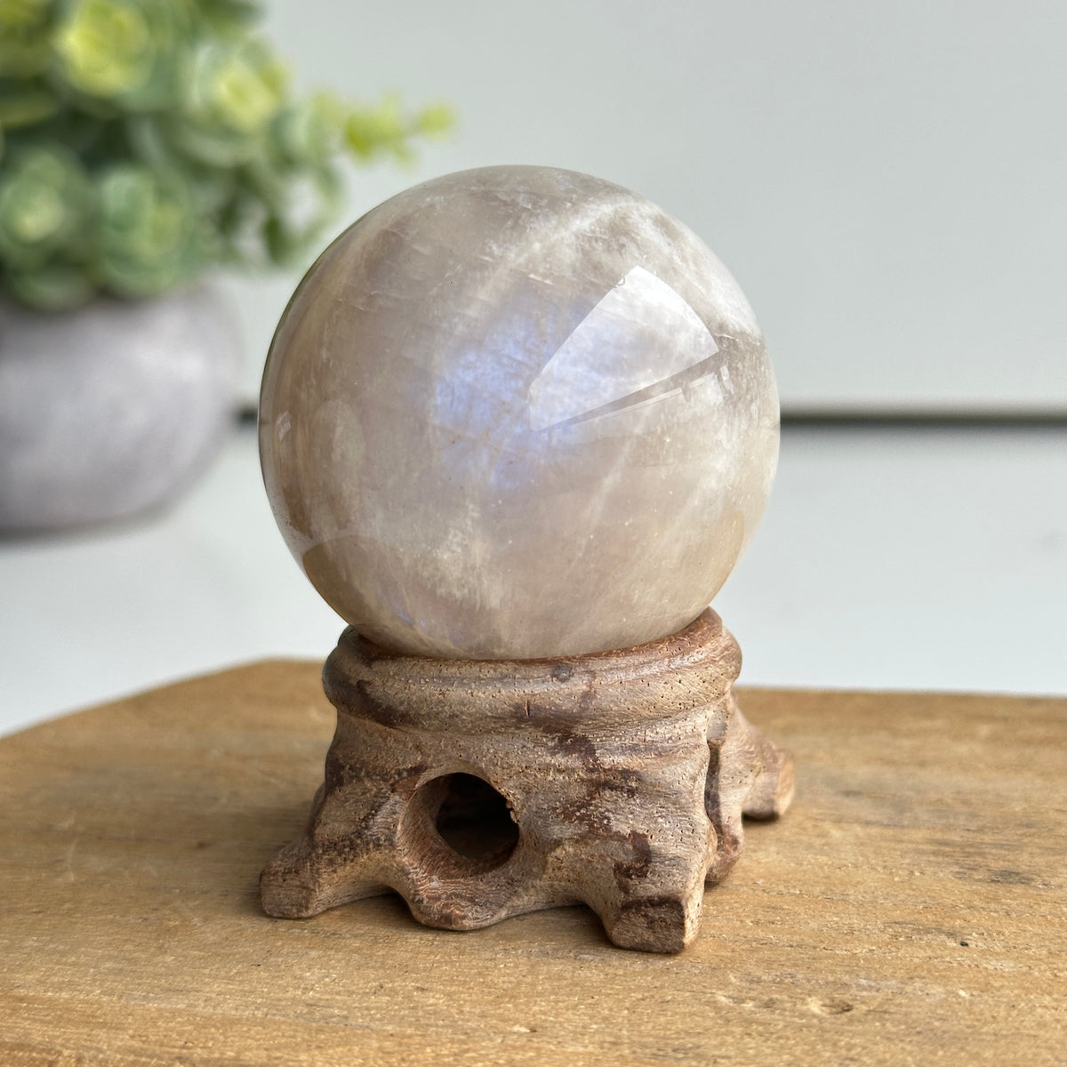 Cream Moonstone Sphere 4.8cm