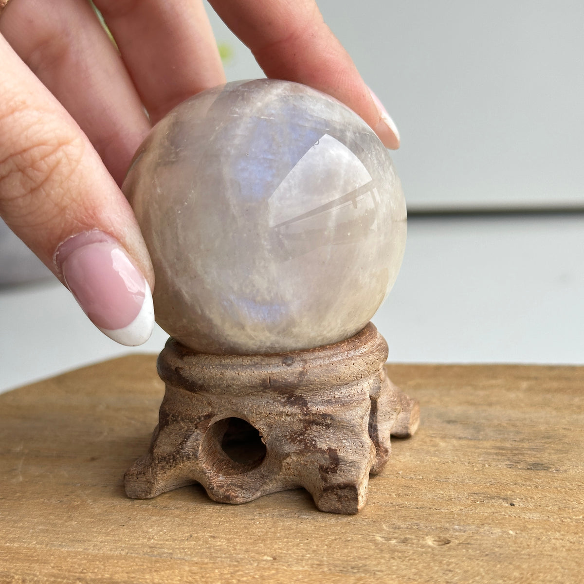 Cream Moonstone Sphere 4.8cm