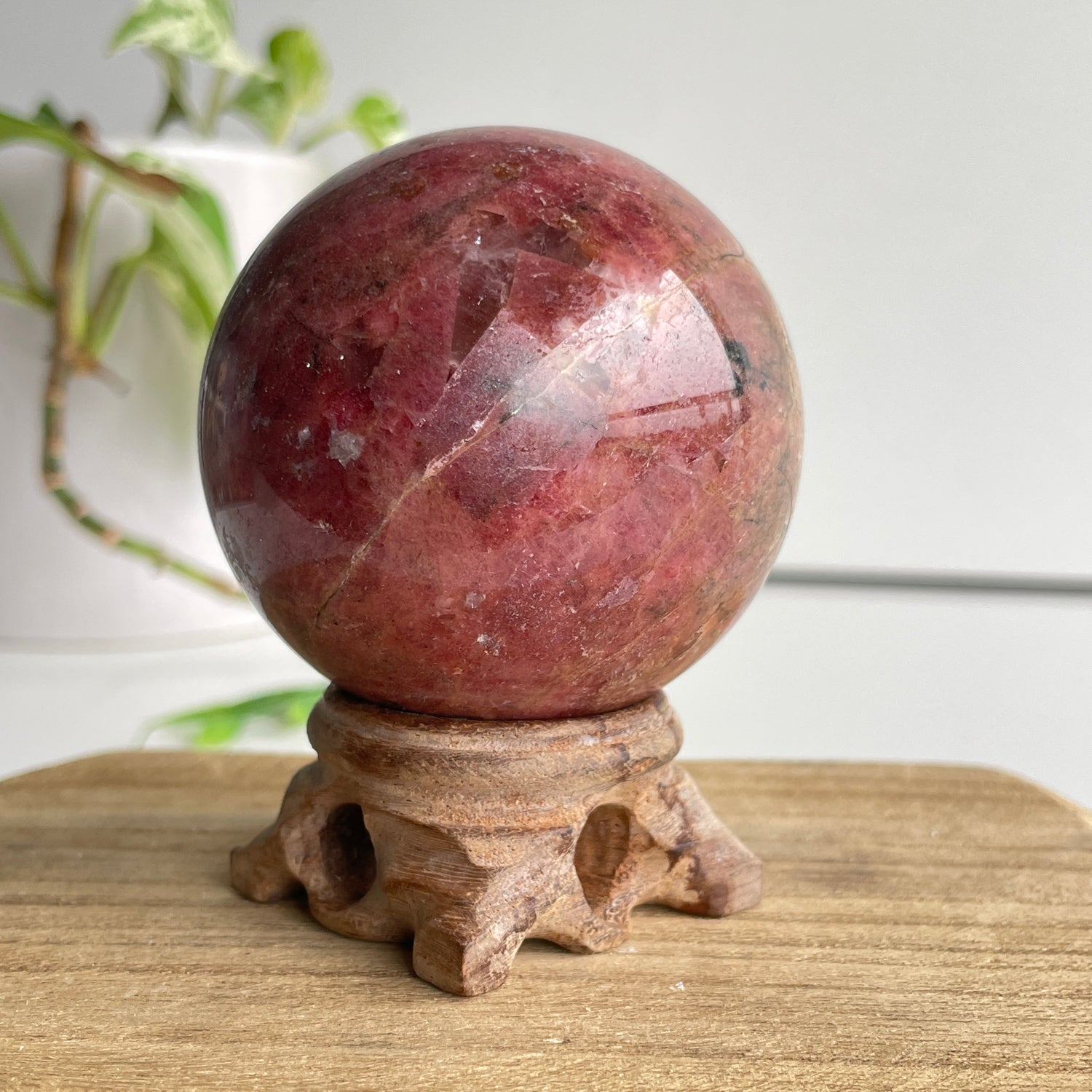 Rhodonite Sphere 6.3cm