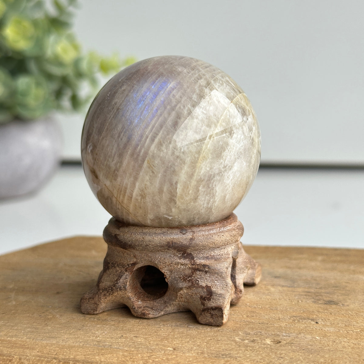 Cream Moonstone Sphere 5cm