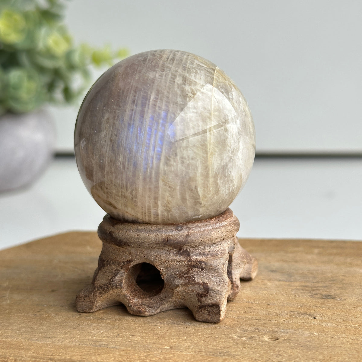 Cream Moonstone Sphere 5cm