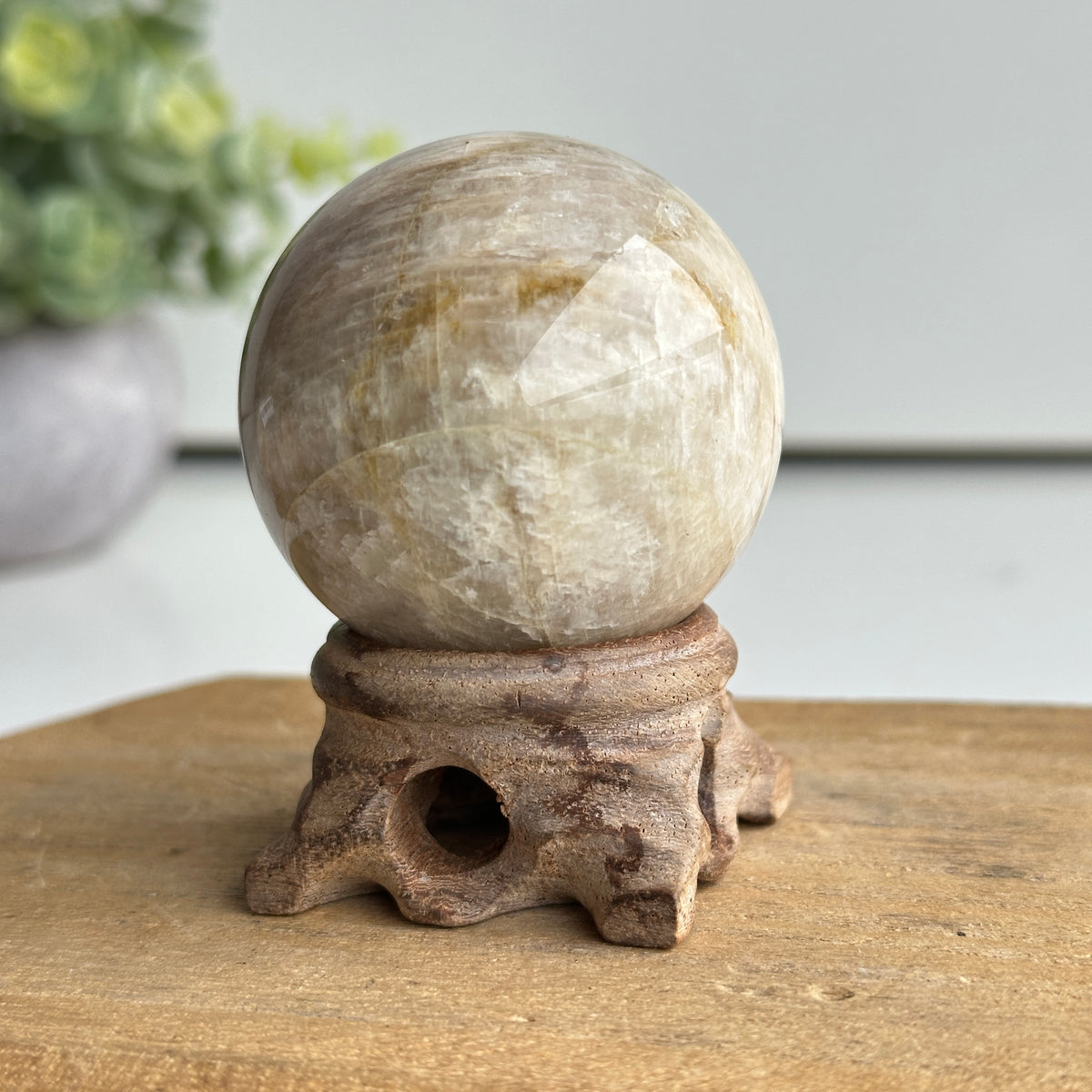 Cream Moonstone Sphere 5cm