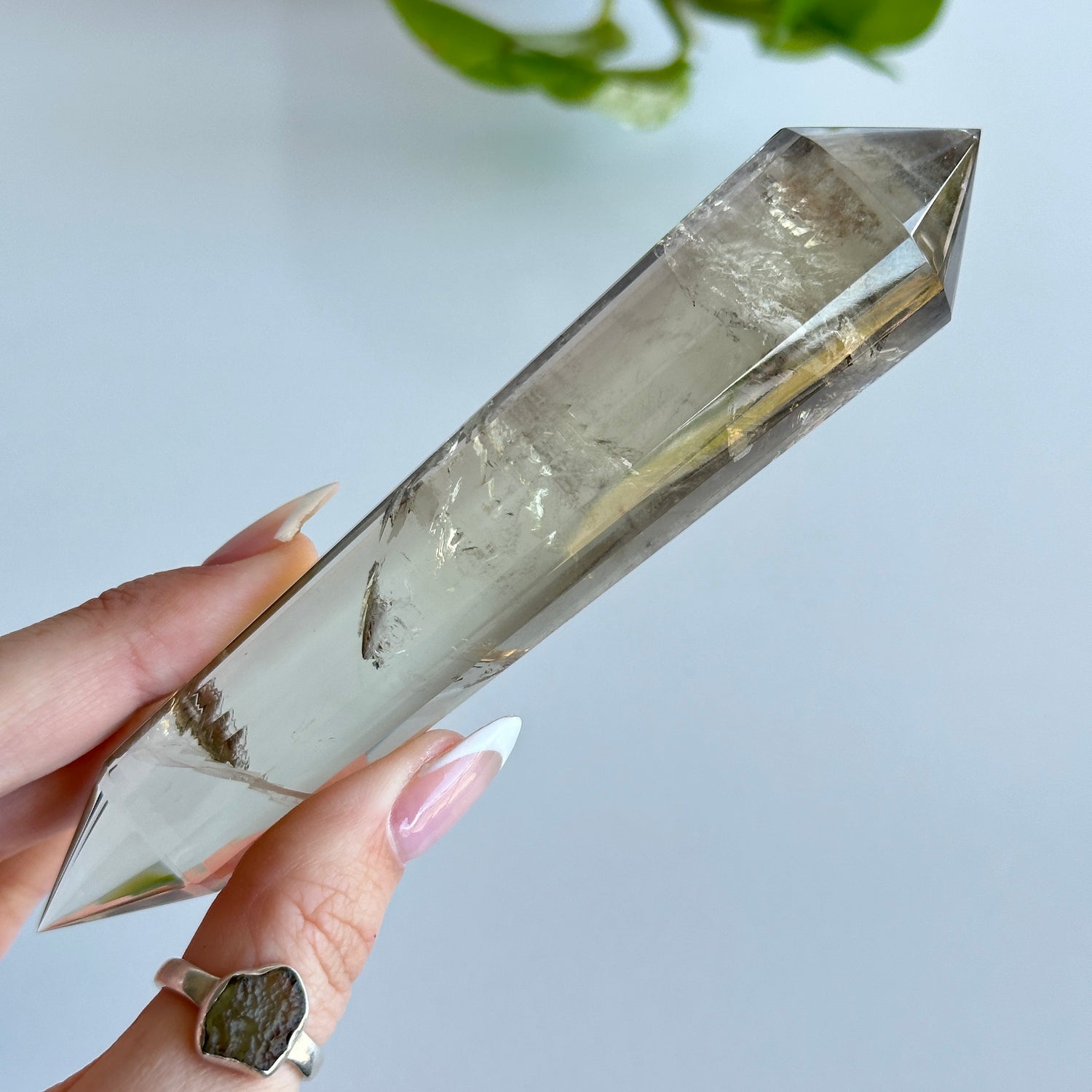 Smoky Citrine Vogel 14cm