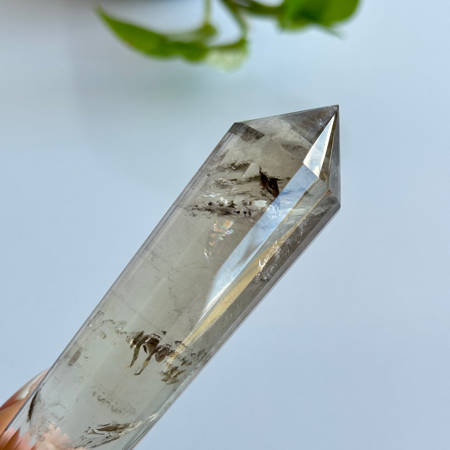 Smoky Citrine Vogel 14cm