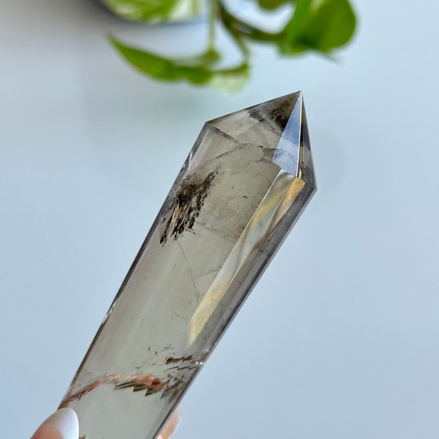 Smoky Citrine Vogel 14cm