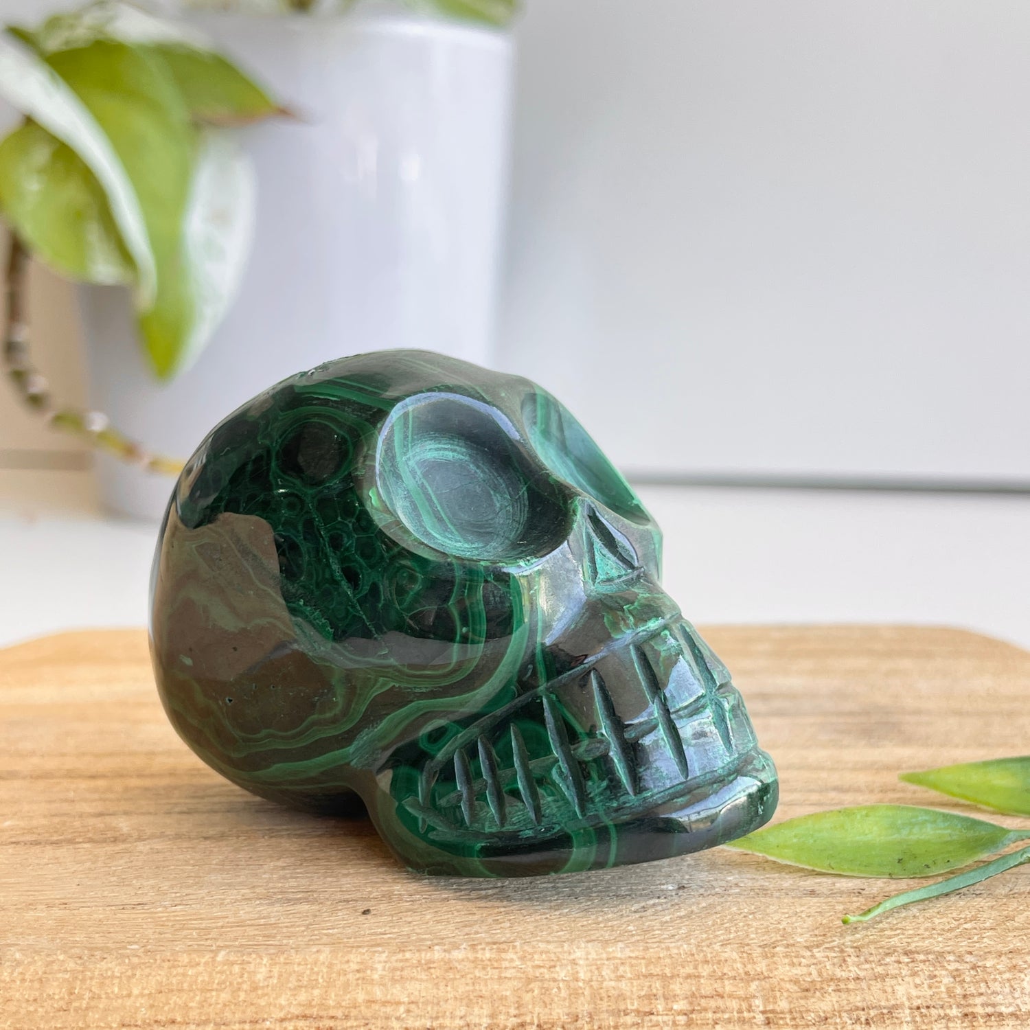 Malachite Skull 1