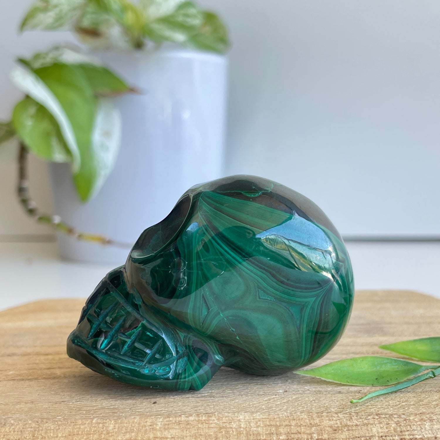 Malachite Skull 1